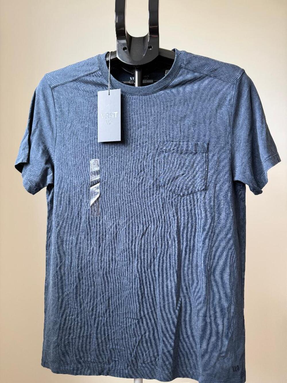 VRST Essential pocket Tee Darker Ardosia Slate Men's Small Tee